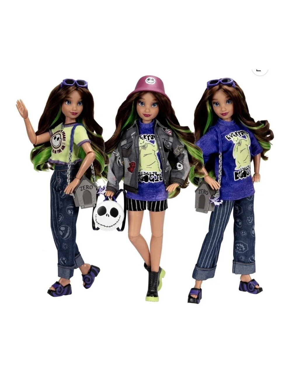 4 Disney ILY 4EVER Doll Maleficent Hocus Pocus Stitch Nightmare Before Christmas
